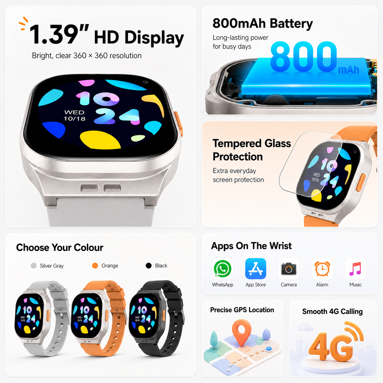Strapped™ Pro Kids Smart Watch