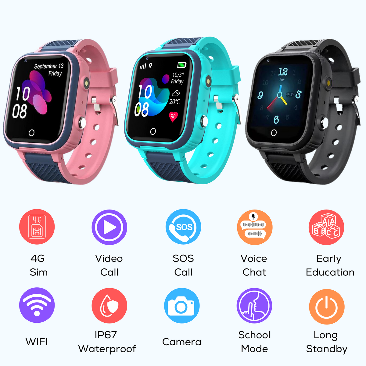Strapped™ Kids Smart Watch